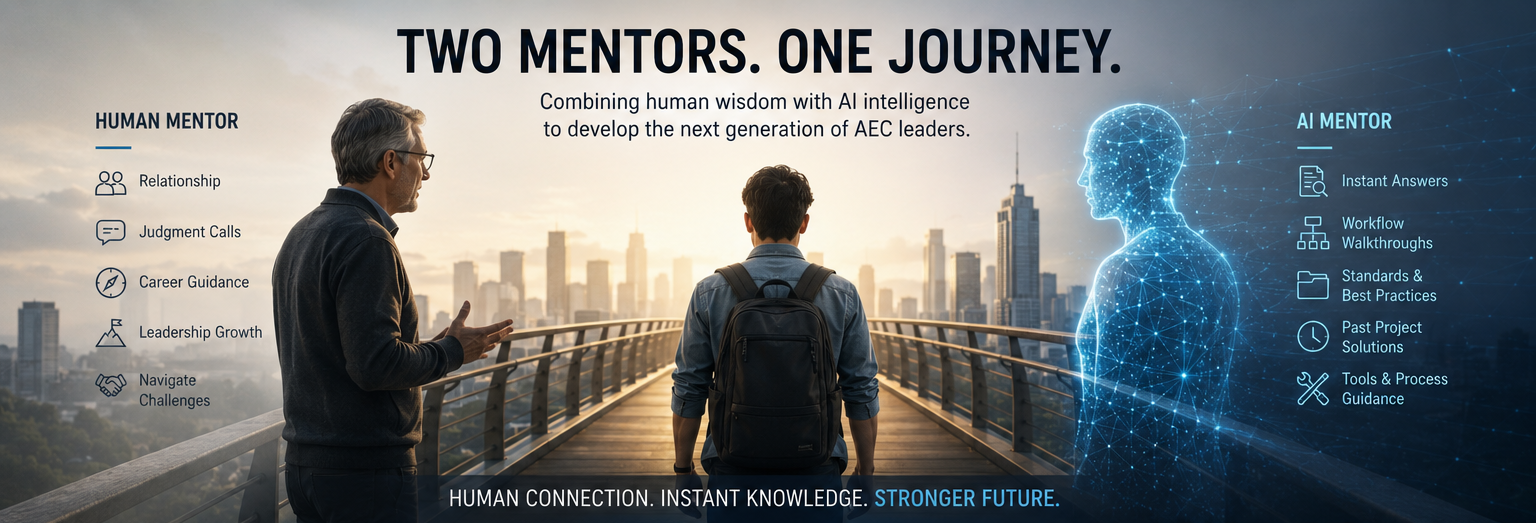The Future of Mentorship in AEC Has Two Mentors, Not One